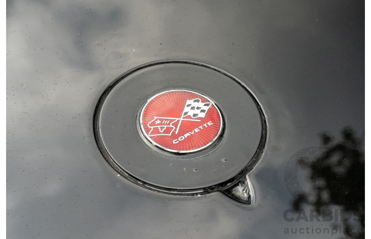 11/1975 Chevrolet Corvette C3 Stingray 2d Coupe Black V8 5.7L