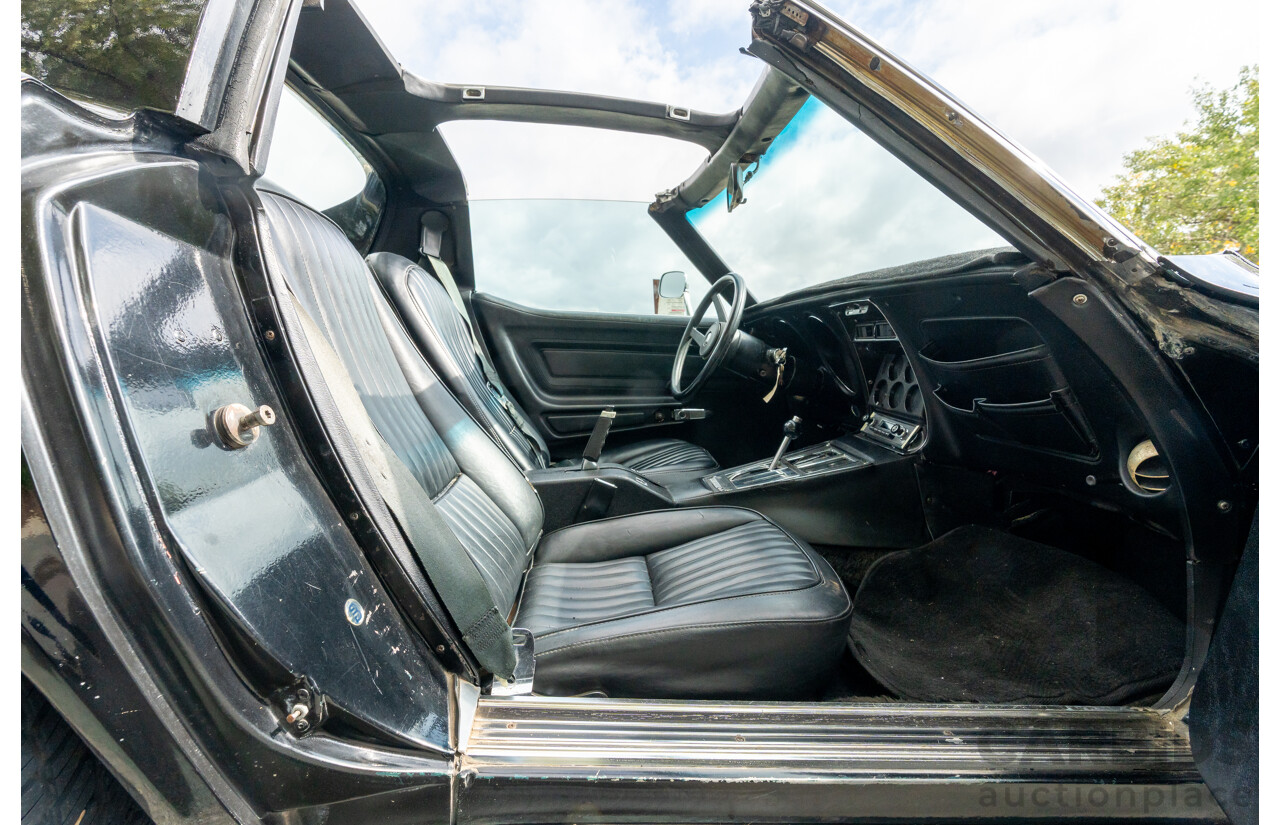 11/1975 Chevrolet Corvette C3 Stingray 2d Coupe Black V8 5.7L