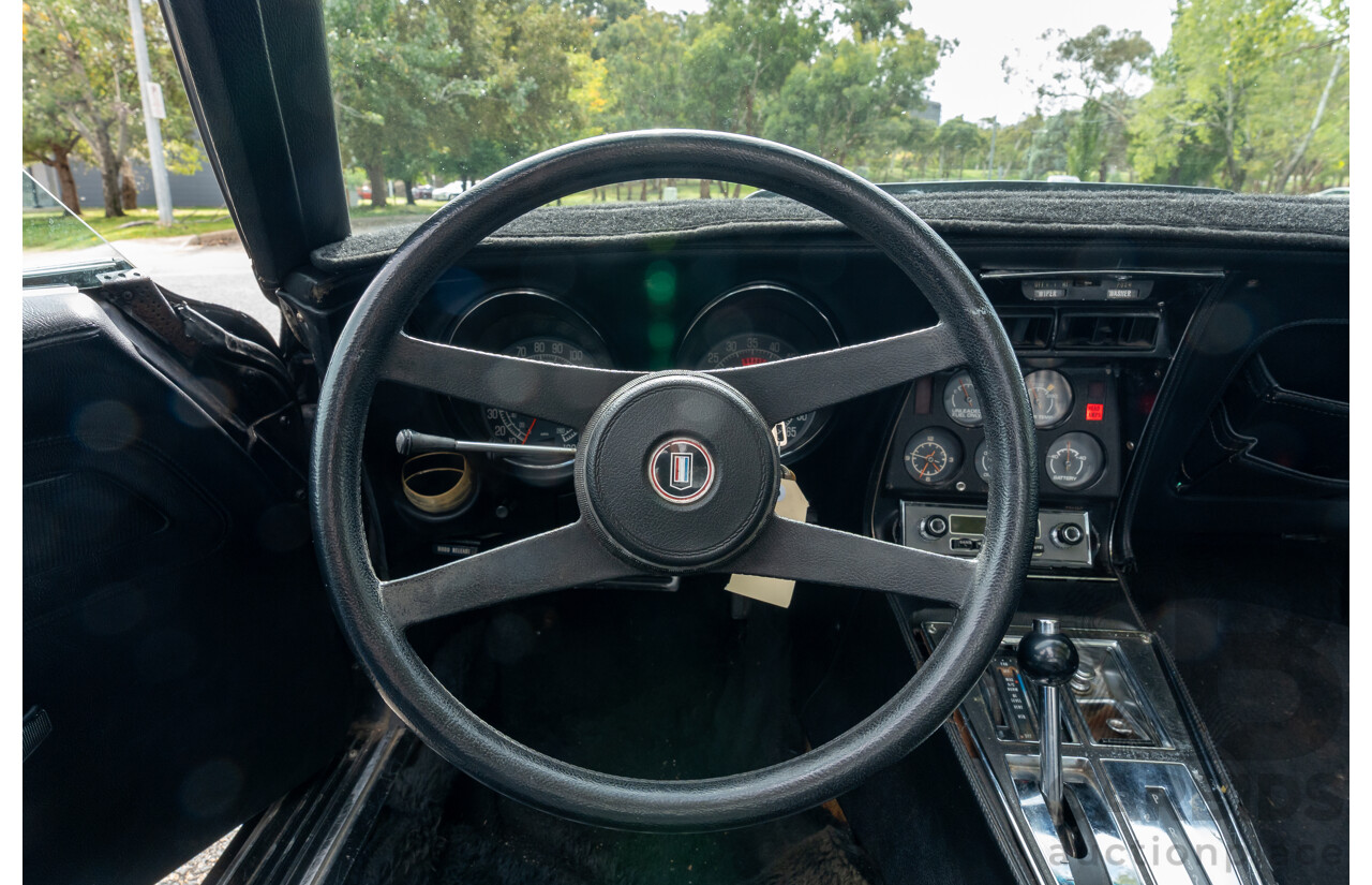 11/1975 Chevrolet Corvette C3 Stingray 2d Coupe Black V8 5.7L