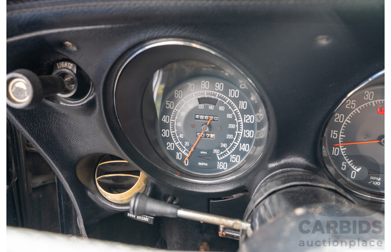 11/1975 Chevrolet Corvette C3 Stingray 2d Coupe Black V8 5.7L