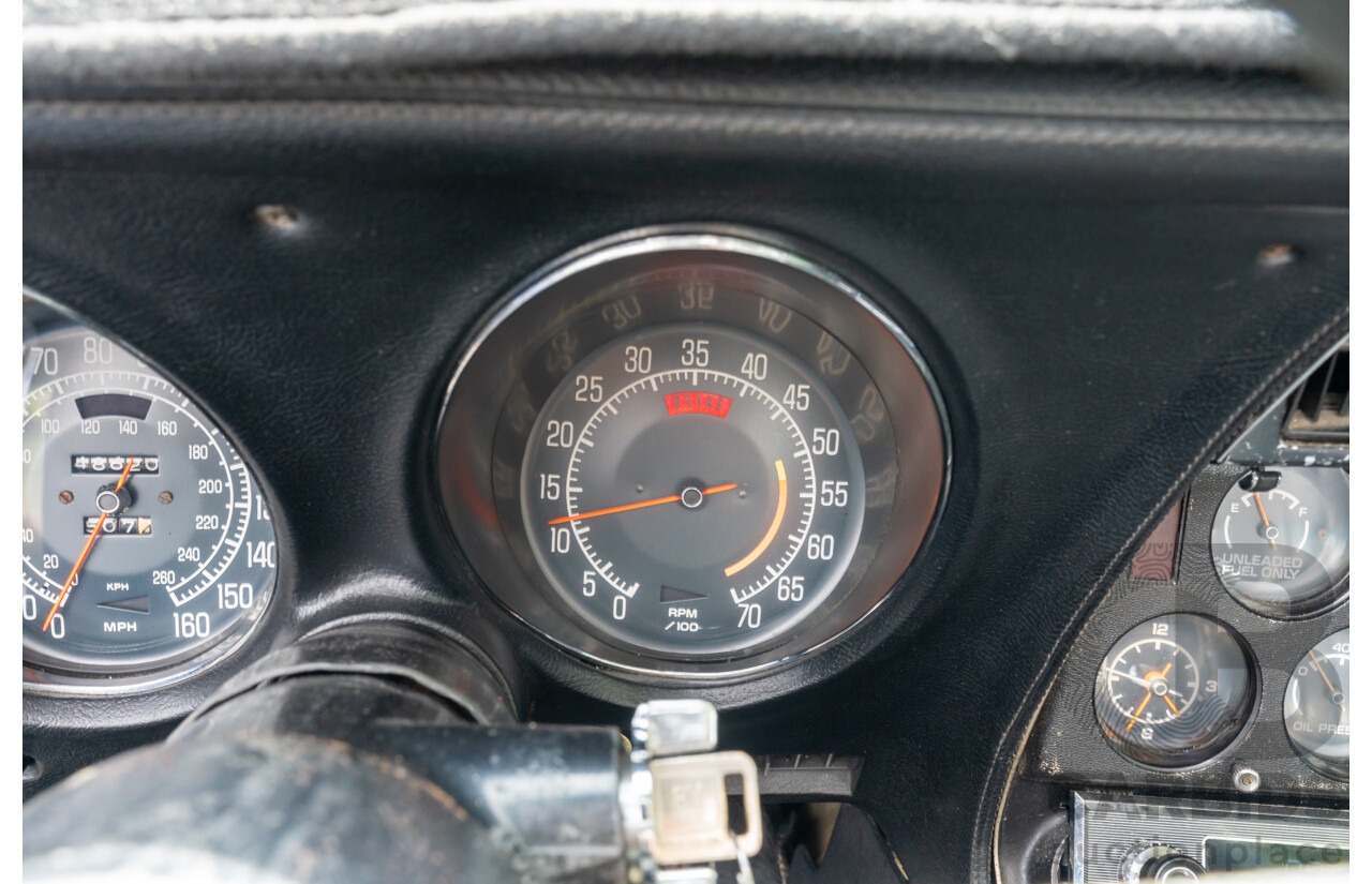 11/1975 Chevrolet Corvette C3 Stingray 2d Coupe Black V8 5.7L