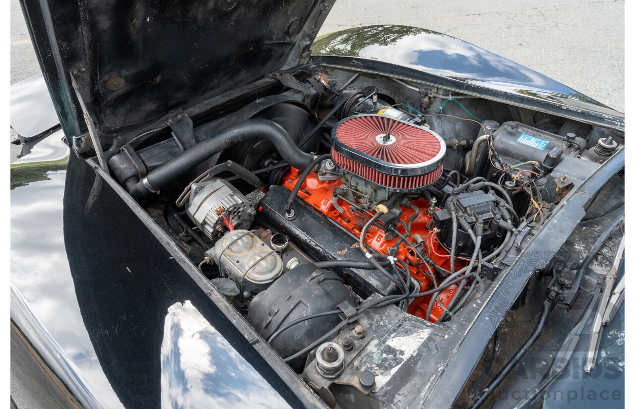 11/1975 Chevrolet Corvette C3 Stingray 2d Coupe Black V8 5.7L