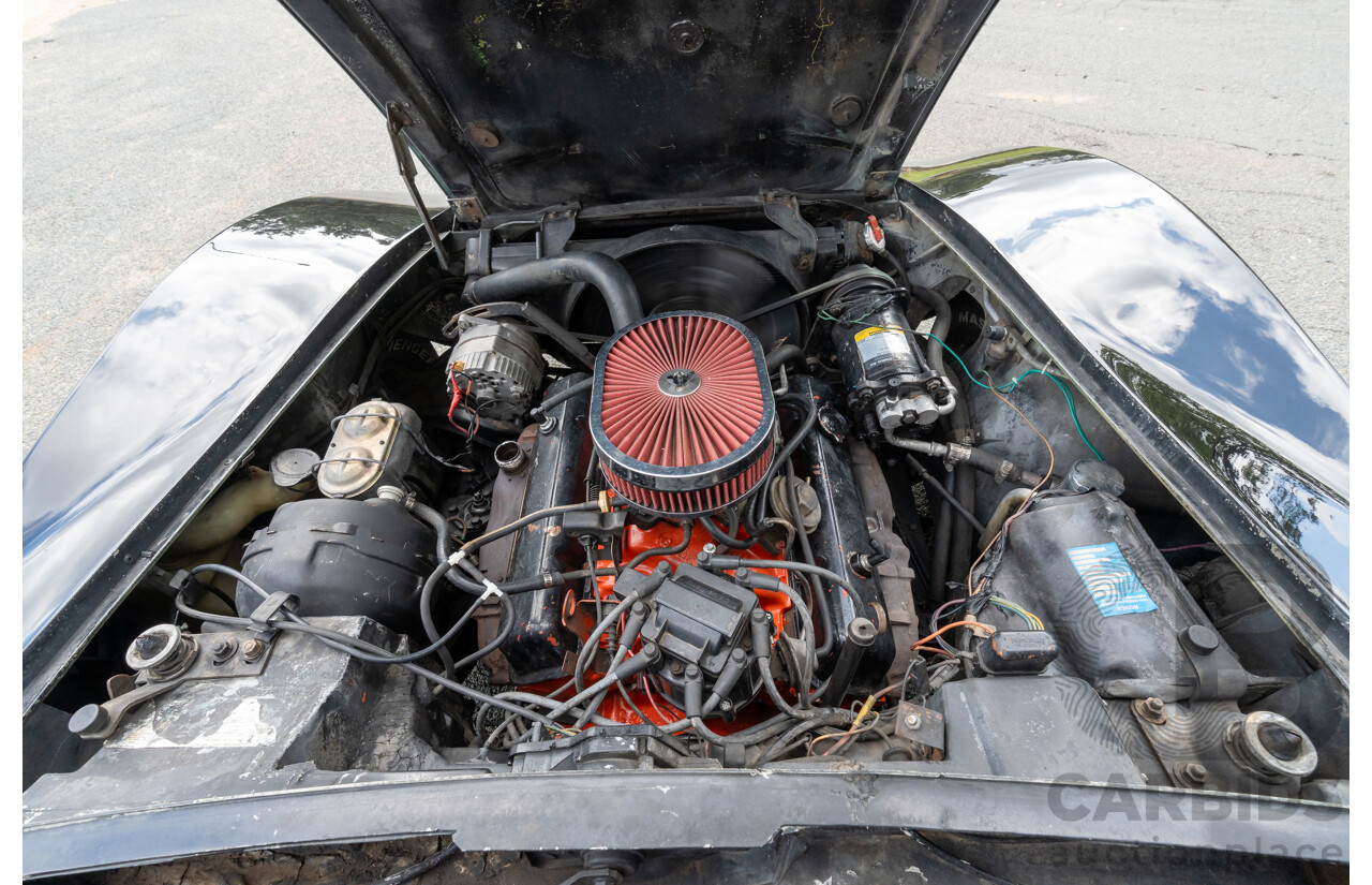 11/1975 Chevrolet Corvette C3 Stingray 2d Coupe Black V8 5.7L