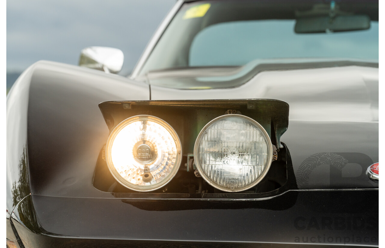 11/1975 Chevrolet Corvette C3 Stingray 2d Coupe Black V8 5.7L