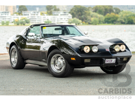 11/1975 Chevrolet Corvette C3 Stingray 2d Coupe Black V8 5.7L