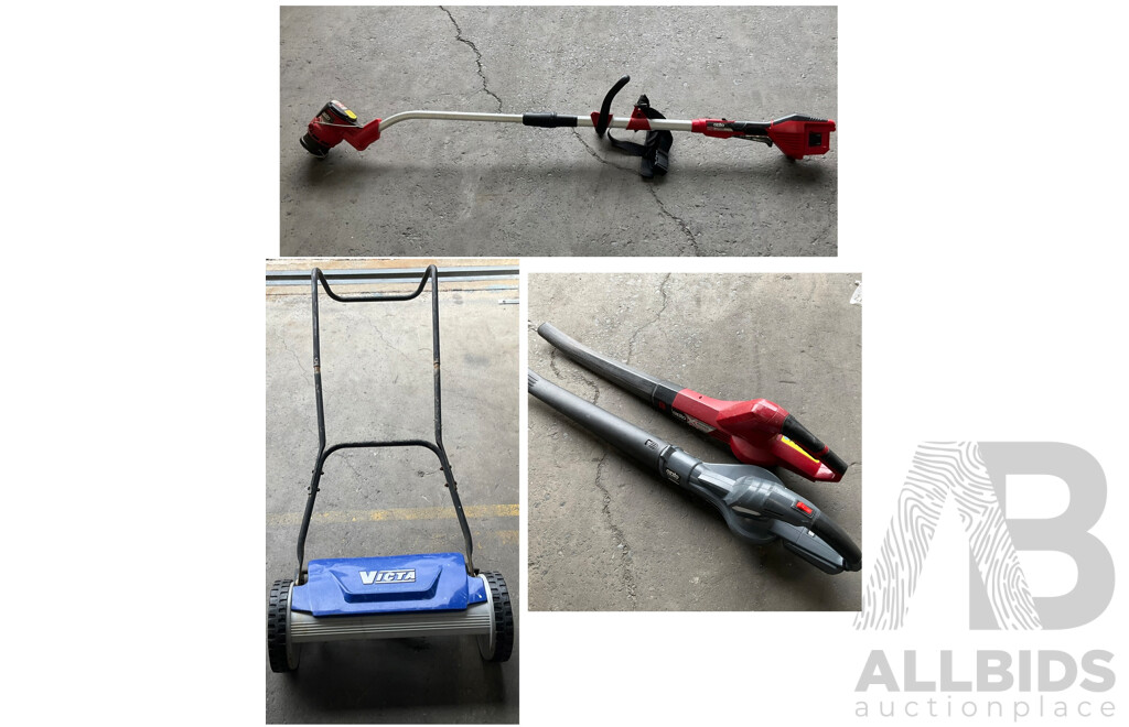 Victa Cut Push Mower & Assorted Ozito Power Tools