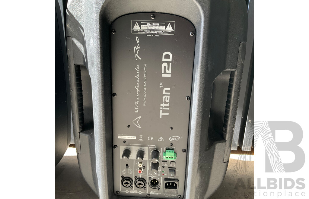 WHARFEDALE Pro Titan 12D Passive PA Speaker - Lot of 2