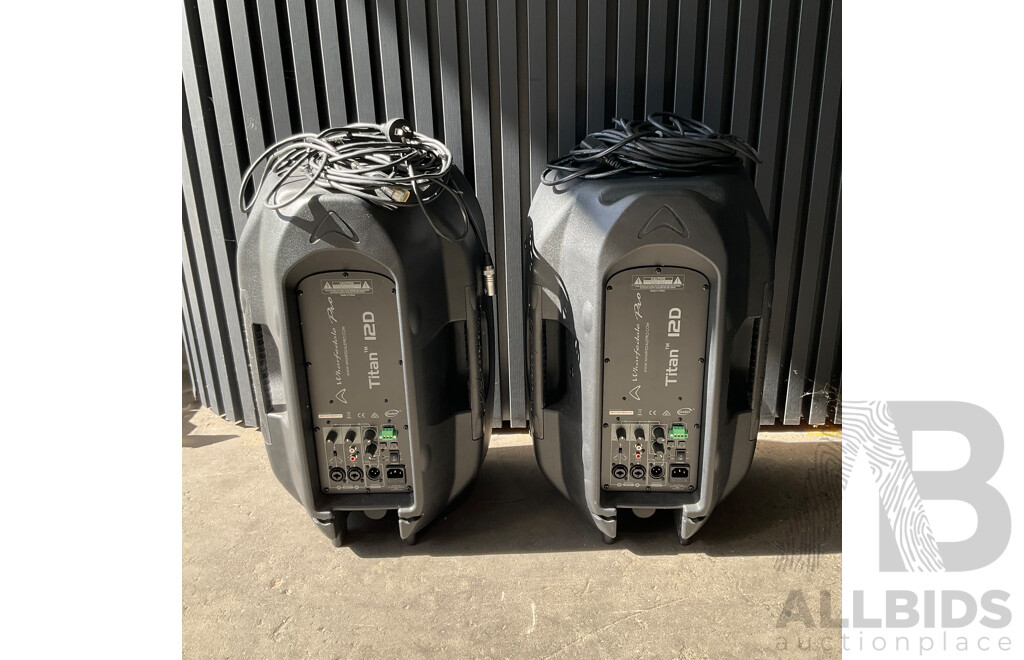 WHARFEDALE Pro Titan 12D Passive PA Speaker - Lot of 2