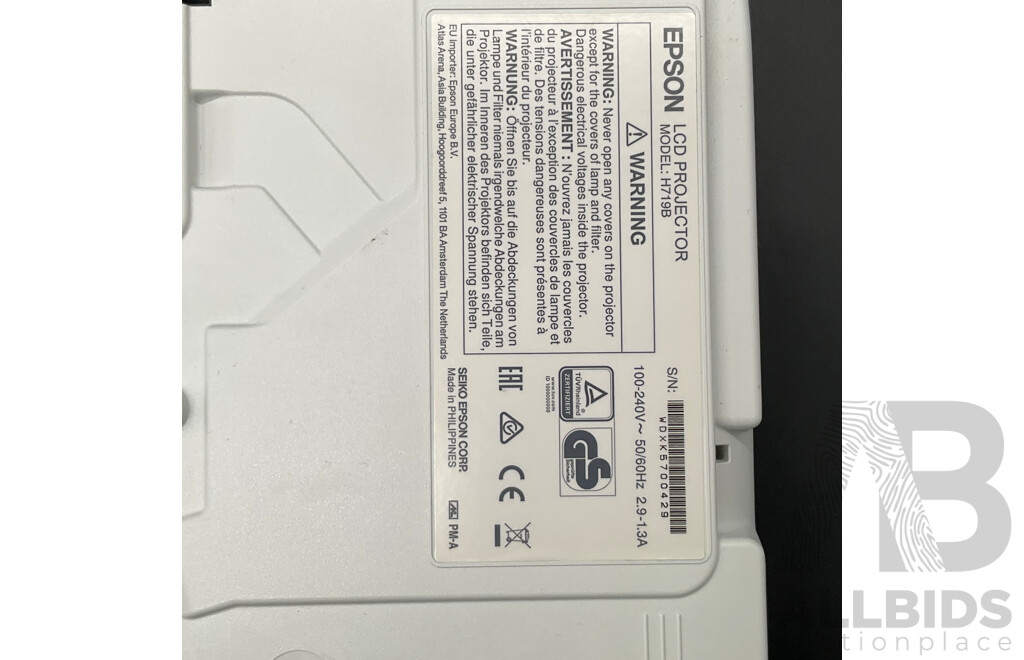 EPSON (H719B) Home Cinema Projector