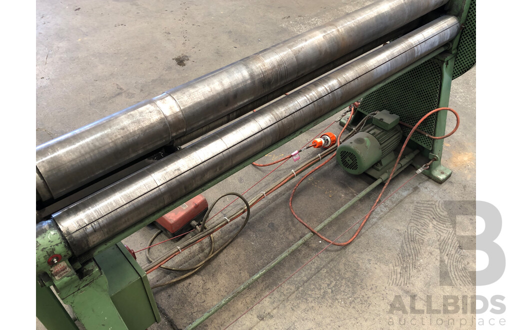Jorg 1520mm Electric 415 Volt Sheet Metal Roller