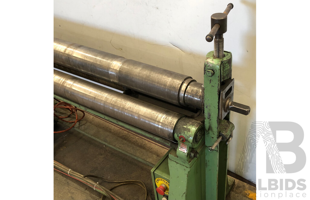 Jorg 1520mm Electric 415 Volt Sheet Metal Roller