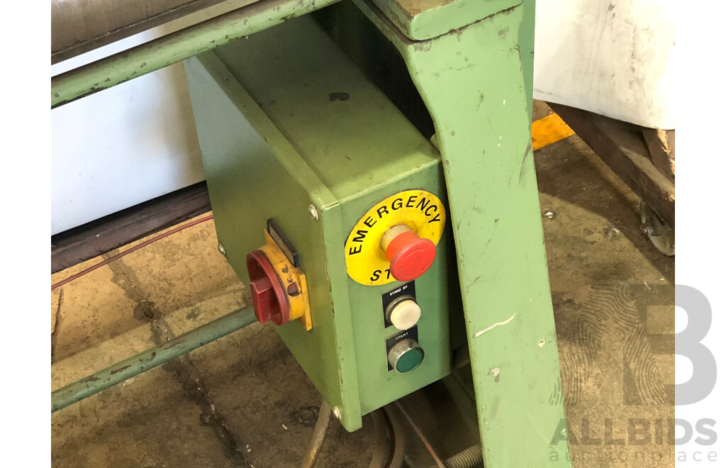 Jorg 1520mm Electric 415 Volt Sheet Metal Roller