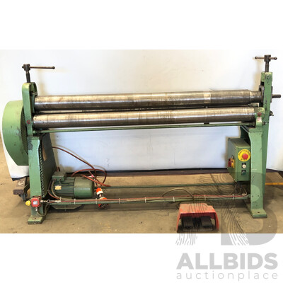 Jorg 1520mm Electric 415 Volt Sheet Metal Roller