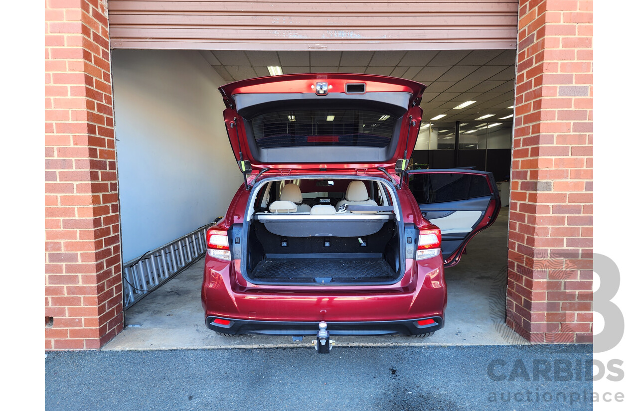 5/2019 Subaru Impreza 2.0i-L (awd) MY19 5d Hatchback Maroon 2.0L