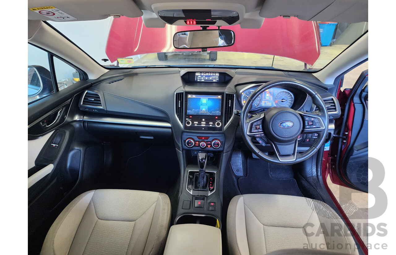 5/2019 Subaru Impreza 2.0i-L (awd) MY19 5d Hatchback Maroon 2.0L