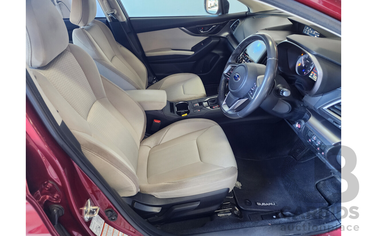 5/2019 Subaru Impreza 2.0i-L (awd) MY19 5d Hatchback Maroon 2.0L
