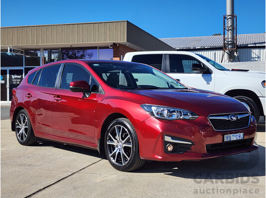 5/2019 Subaru Impreza 2.0i-L (awd) MY19 5d Hatchback Maroon 2.0L