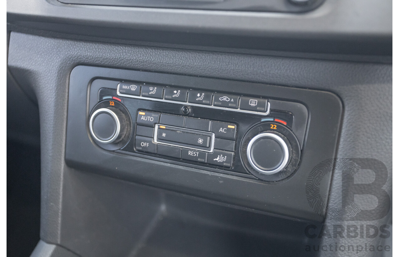 01/2012 Volkswagen Amarok TDI400 Highline (4x4) 2H MY12 Dual Cab Utility Deep Black Twin Turbo Diesel 2.0L