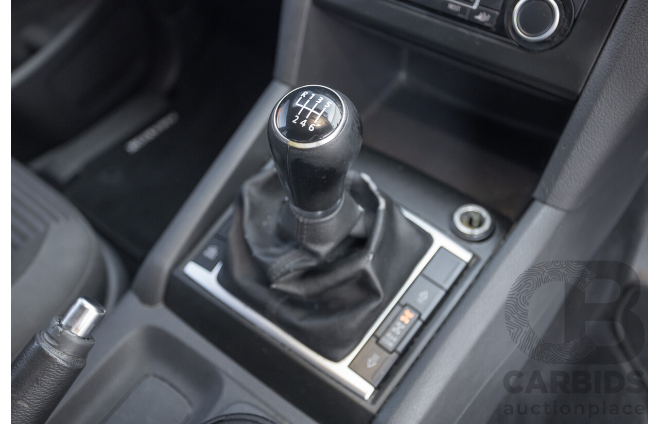 01/2012 Volkswagen Amarok TDI400 Highline (4x4) 2H MY12 Dual Cab Utility Deep Black Twin Turbo Diesel 2.0L