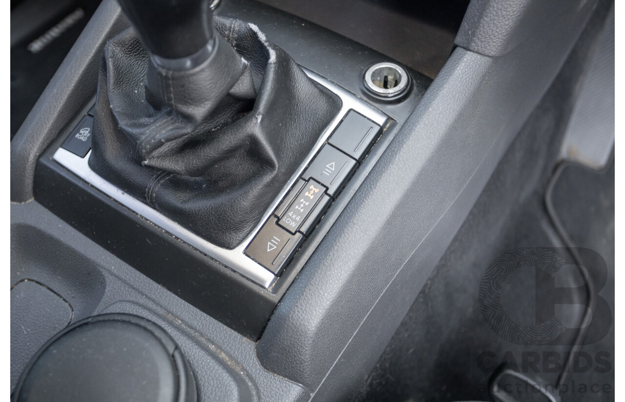 01/2012 Volkswagen Amarok TDI400 Highline (4x4) 2H MY12 Dual Cab Utility Deep Black Twin Turbo Diesel 2.0L