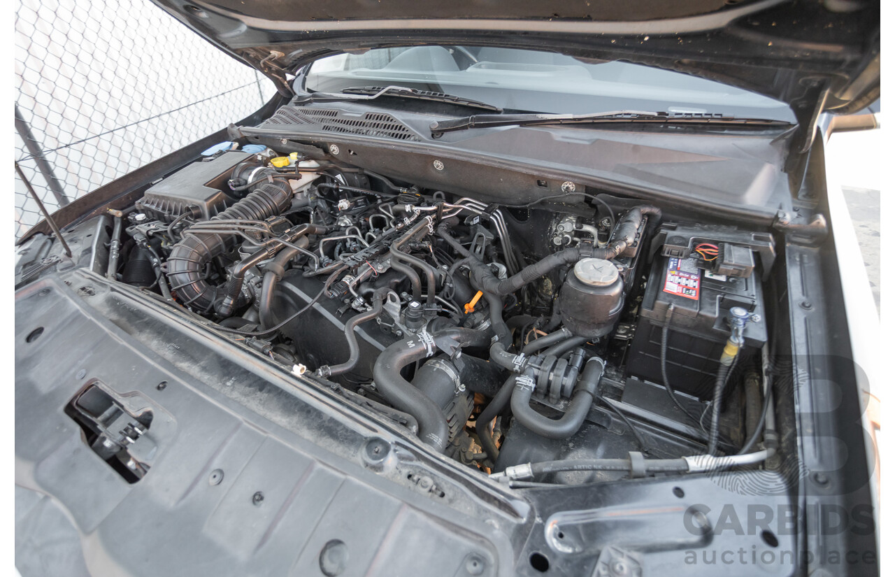 01/2012 Volkswagen Amarok TDI400 Highline (4x4) 2H MY12 Dual Cab Utility Deep Black Twin Turbo Diesel 2.0L