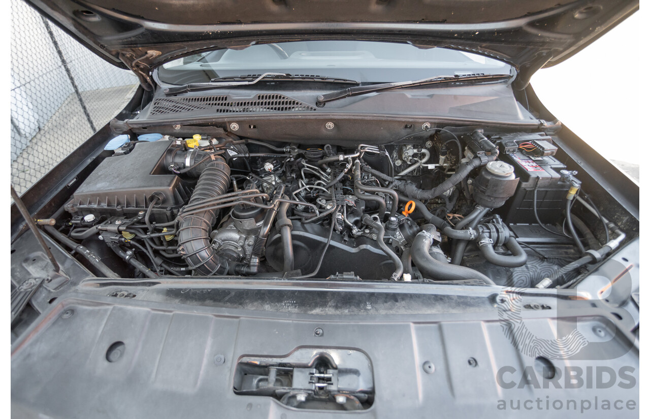 01/2012 Volkswagen Amarok TDI400 Highline (4x4) 2H MY12 Dual Cab Utility Deep Black Twin Turbo Diesel 2.0L