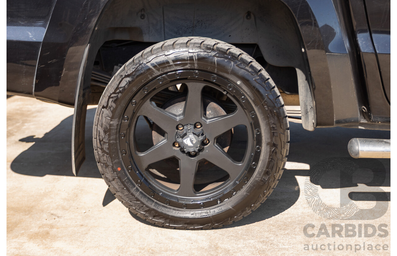 01/2012 Volkswagen Amarok TDI400 Highline (4x4) 2H MY12 Dual Cab Utility Deep Black Twin Turbo Diesel 2.0L