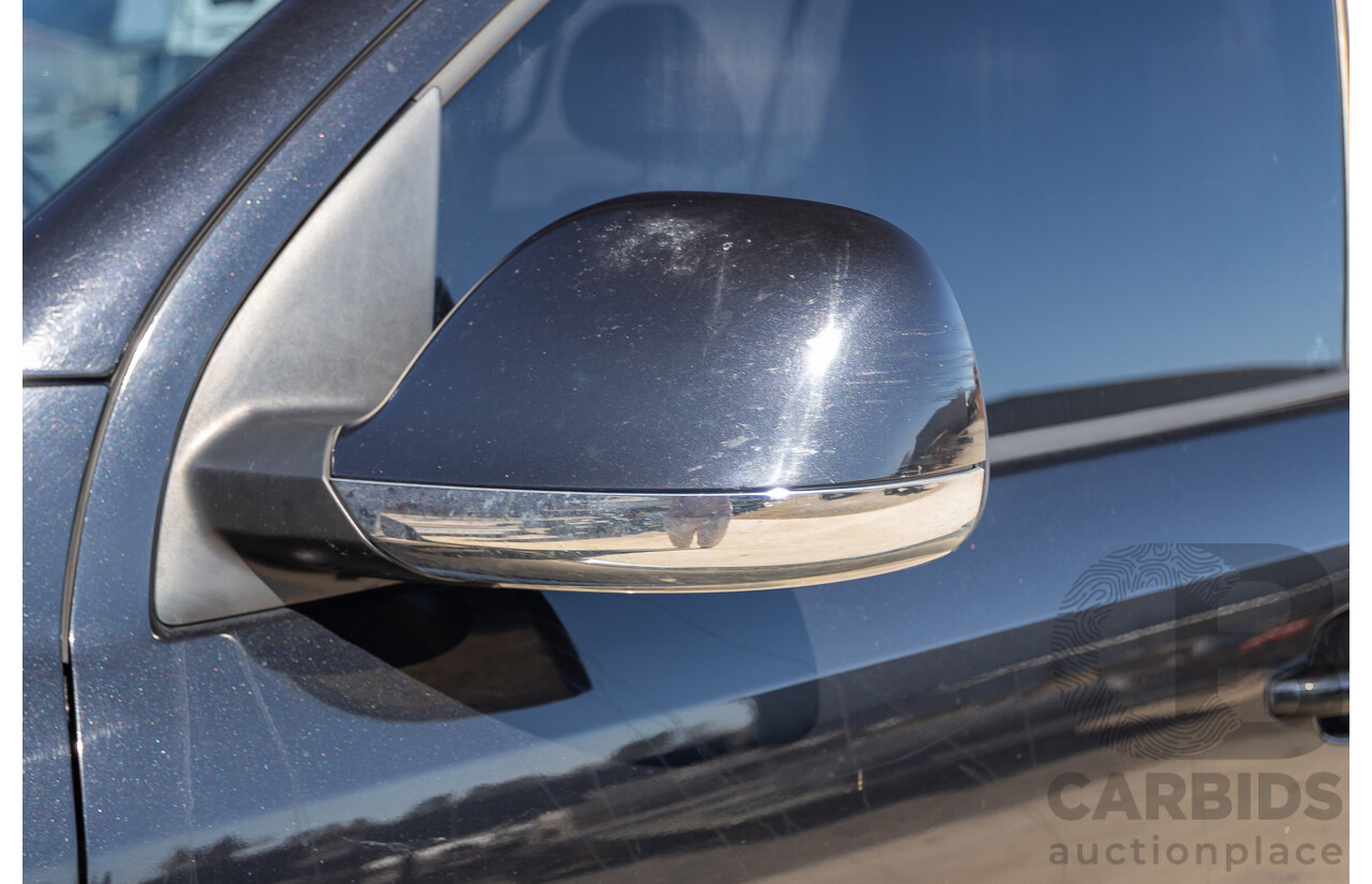 01/2012 Volkswagen Amarok TDI400 Highline (4x4) 2H MY12 Dual Cab Utility Deep Black Twin Turbo Diesel 2.0L