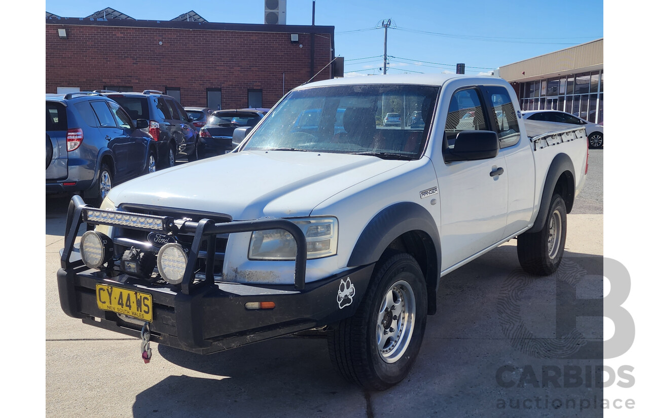 9/2007 Ford Ranger XL (4x2) PJ Super Cab P/Up White 3.0L