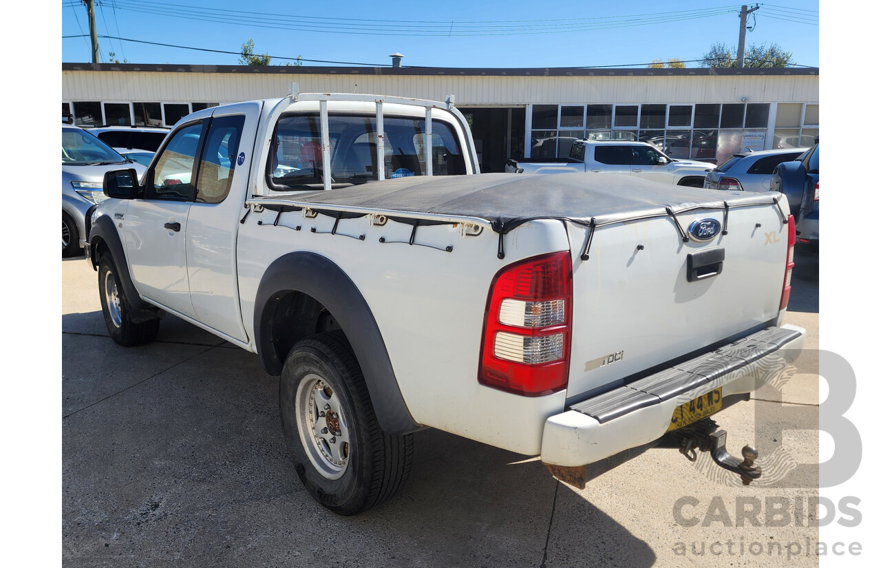 9/2007 Ford Ranger XL (4x2) PJ Super Cab P/Up White 3.0L