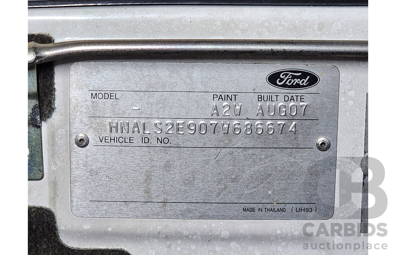 9/2007 Ford Ranger XL (4x2) PJ Super Cab P/Up White 3.0L