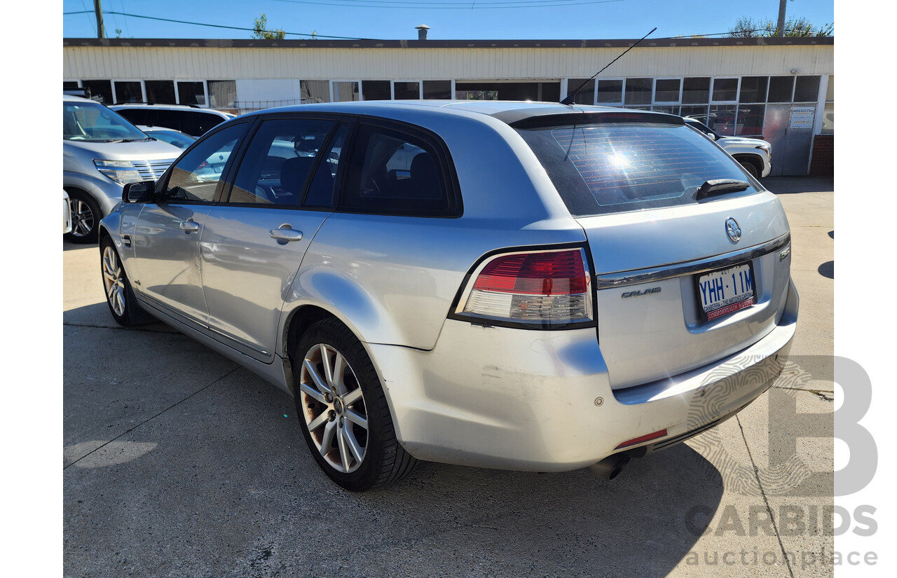10/2010 Holden Calais  VE MY10 4d Sportwagon Silver 3.6L