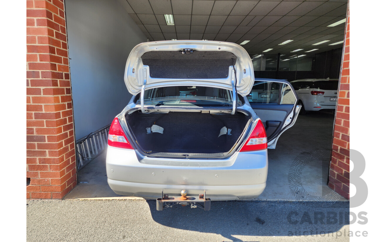 12/2007 Nissan Tiida ST C11 MY07 4d Sedan Silver 1.8L