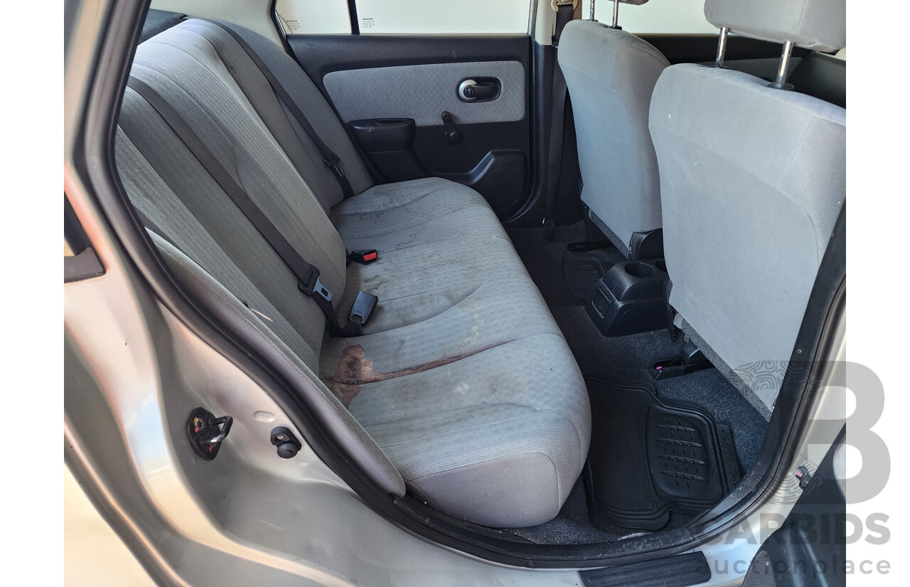 12/2007 Nissan Tiida ST C11 MY07 4d Sedan Silver 1.8L