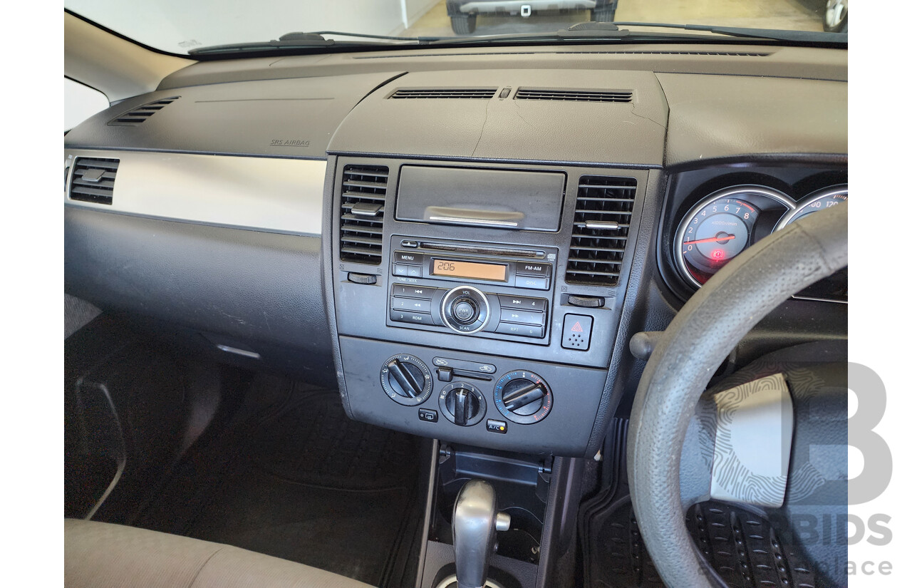 12/2007 Nissan Tiida ST C11 MY07 4d Sedan Silver 1.8L