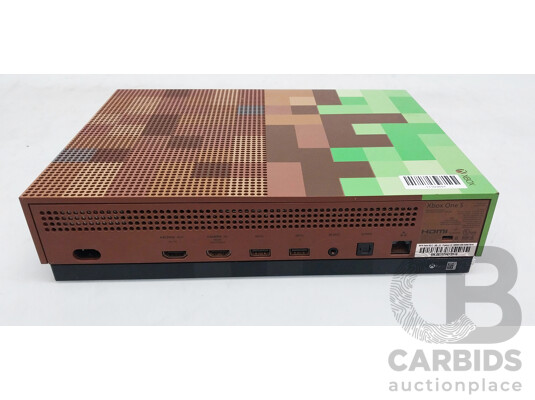 Microsoft (1681) Xbox One S Console Minecraft Edition