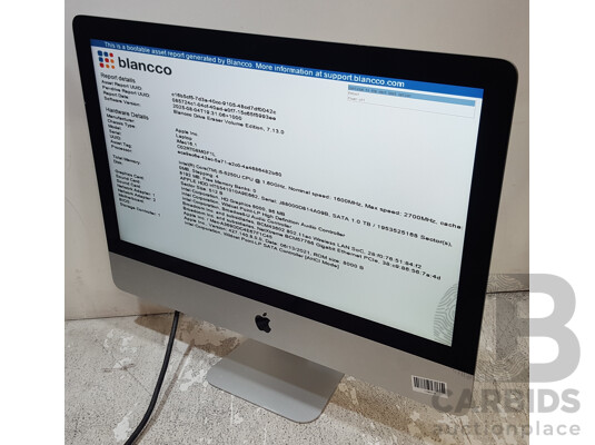 Apple (A1418) Intel Core i5 (5250U) 1.60GHz-2.70GHz 2-Core CPU 21.5-Inch iMac (Late 2015)