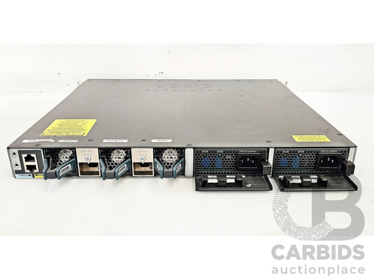 Cisco (WS-C3650-24TS-L) Catalyst 3650 24 4X1G 24-Port Gigabit Ethernet Switch