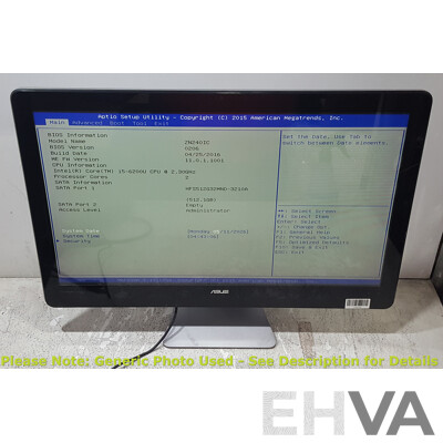 ASUS (Z240IC) Zen AiO Intel Core i5 (6200U) 2.30GHz-2.80GHz 2-Core CPU 23.8-Inch Touchscreen All-in-One Computer w/ Power Supply
