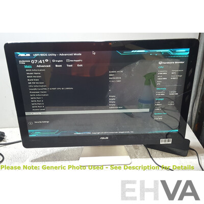 ASUS (Z240IC-H170) Zen AiO Pro Intel Core i7 (6700T) 2.80GHz-3.60GHz 4-Core CPU 23.8-Inch Touchscreen All-in-One Computer w/ Power Supply