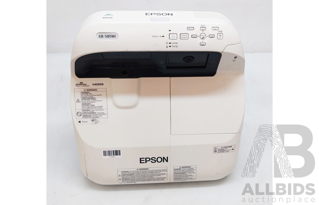 Epson (EB-585Wi) WXGA 3LCD Projector