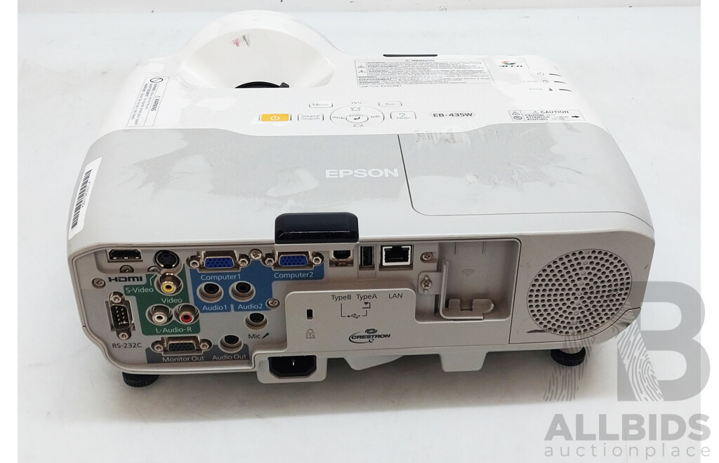 Epson (EB-435W) WXGA 3LCD Projector
