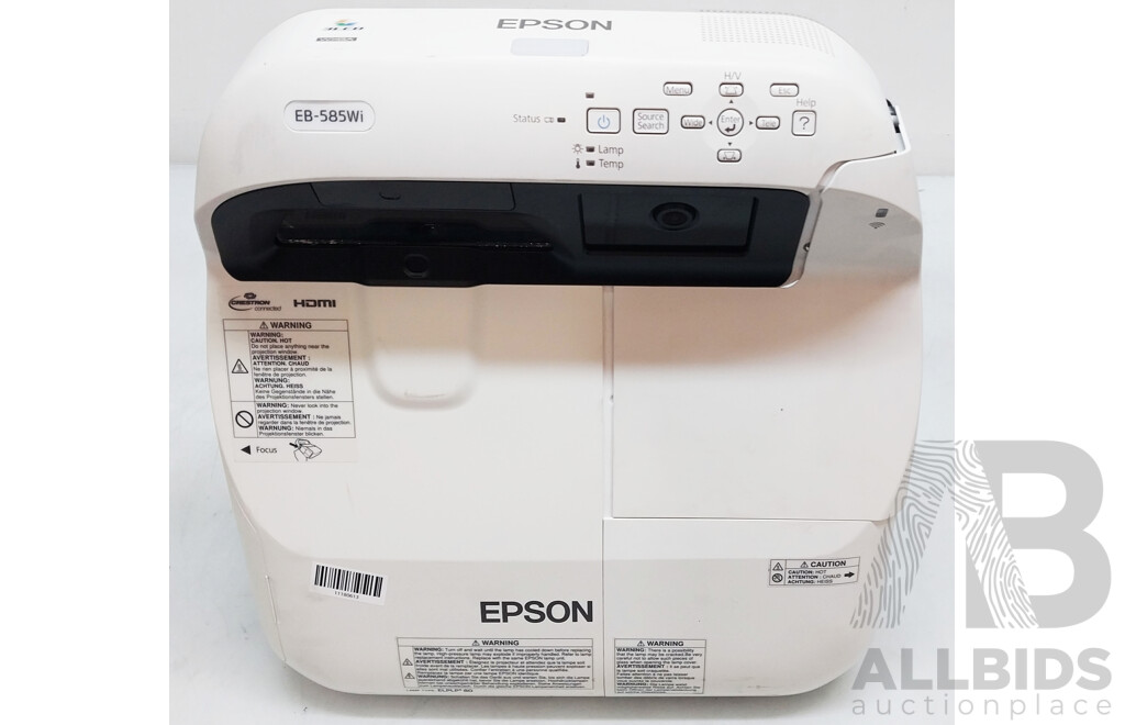 Epson (EB-585Wi) WXGA 3LCD Projector