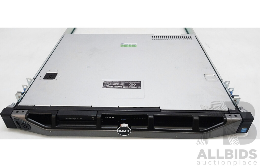 Dell PowerEdge R220 Intel Xeon (E3-1220 V3) 3.10GHz-3.50GHz 4-Core CPU W/ 8GB DDR3