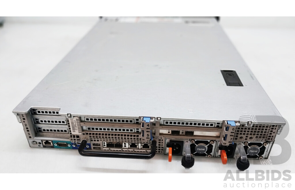 Dell (E14S) PowerEdge R720 Dual Intel Xeon (E5-2609) 2.4GHz 4-Core CPU 2RU Server W/ 32GB DDR3
