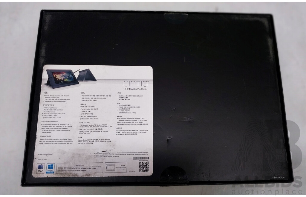 Wacom (DTK-1301) Cintiq Pro LCD Tablet