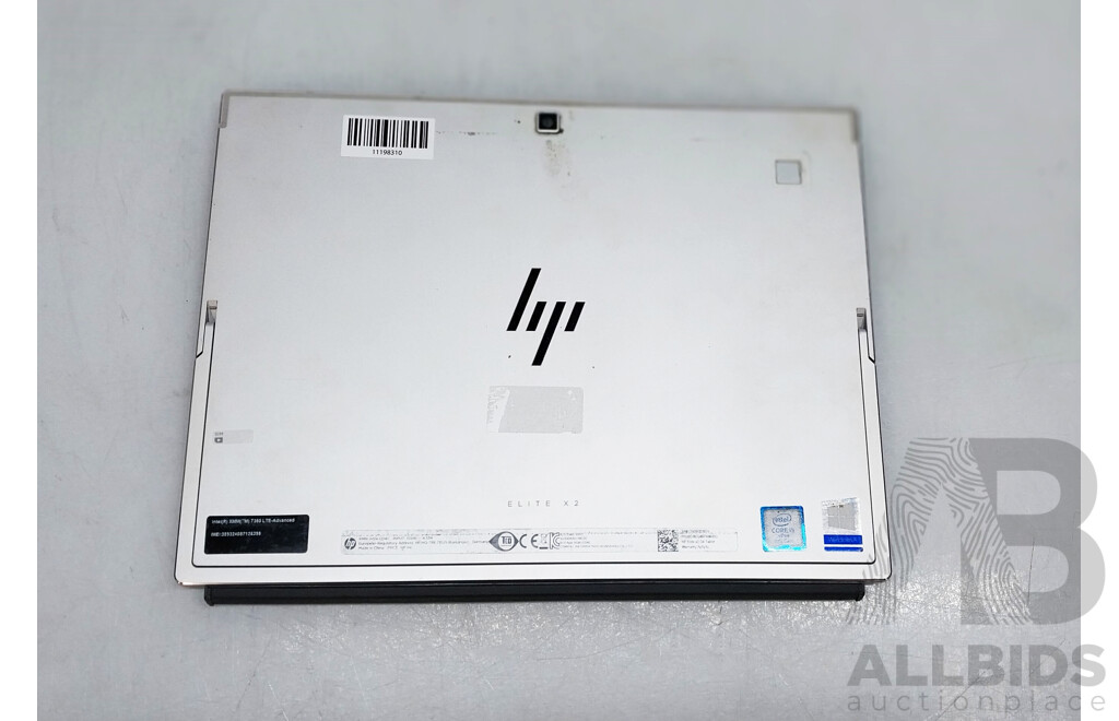 HP Elite X2 1013 G3 Intel Core I5 (8365U) 1.60GHz-4.10GHz 4-Core CPU 12-Inch Touchscreen Detachable Laptop