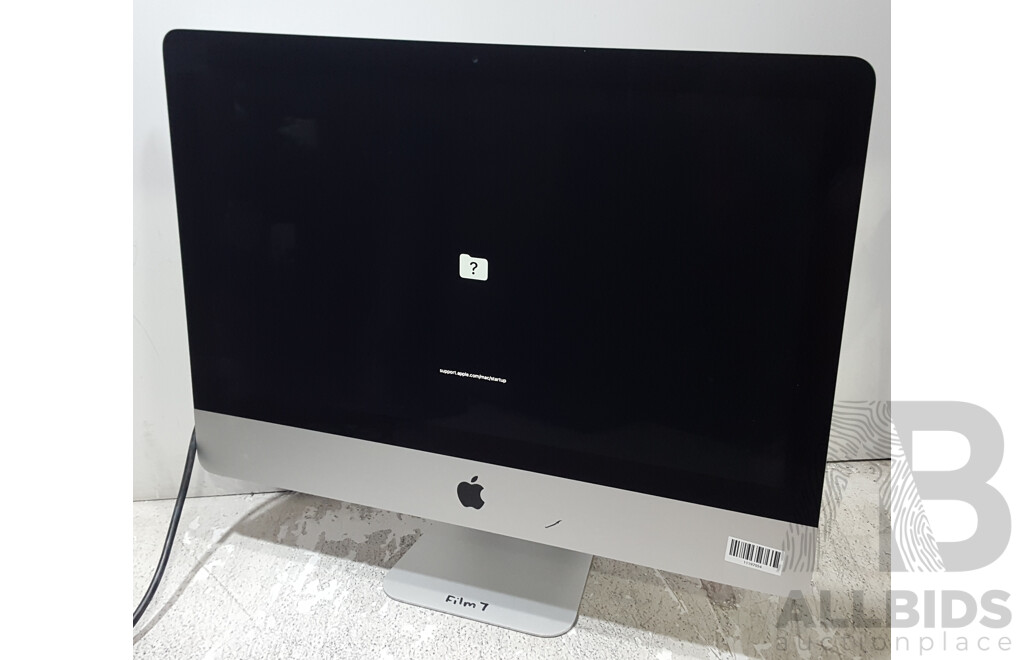 Apple (A1418) Intel Core i5 (7400) 3.00GHz-3.50GHz 4-Core CPU 21.5-Inch Retina 4K iMac (Mid-2017)