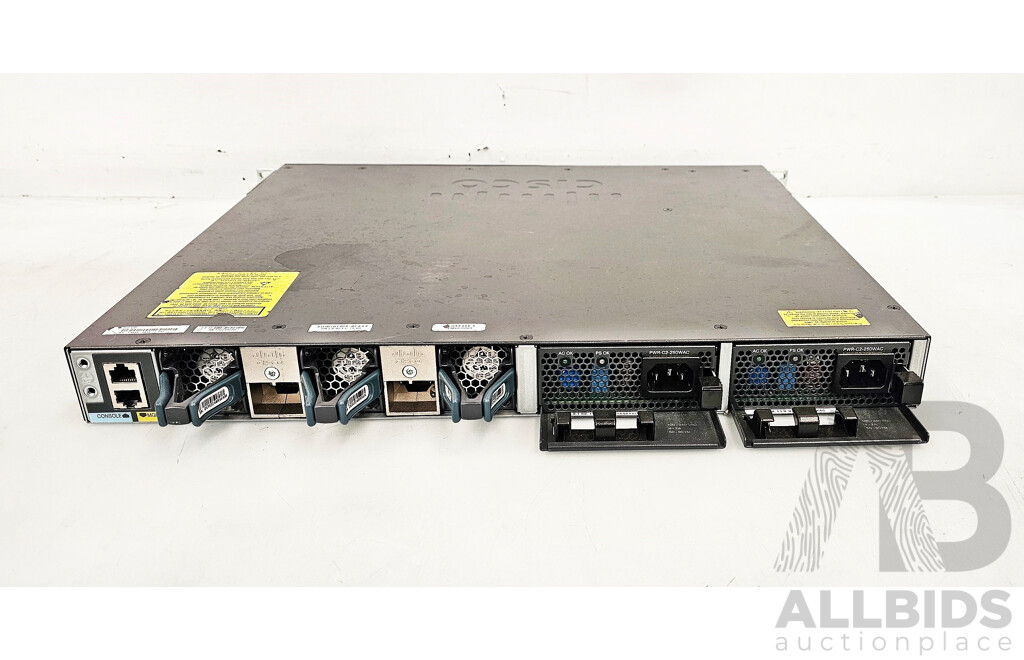 Cisco (WS-C3650-24TS-L) Catalyst 3650 24 4X1G 24-Port Gigabit Ethernet Switch