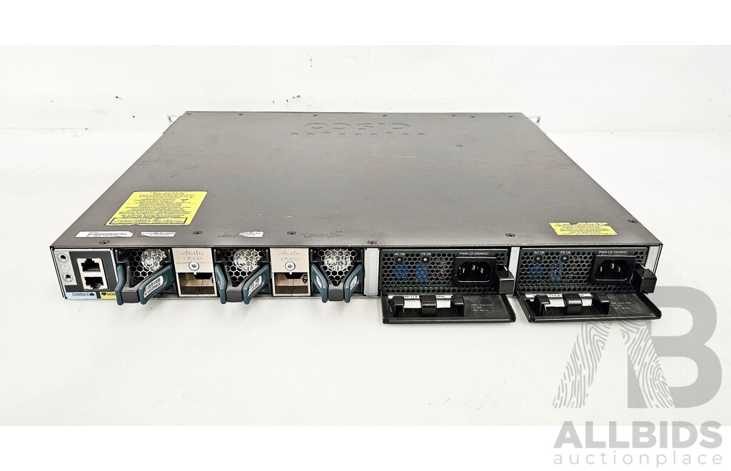 Cisco (WS-C3650-24TS-L) Catalyst 3650 24 4X1G 24-Port Gigabit Ethernet Switch